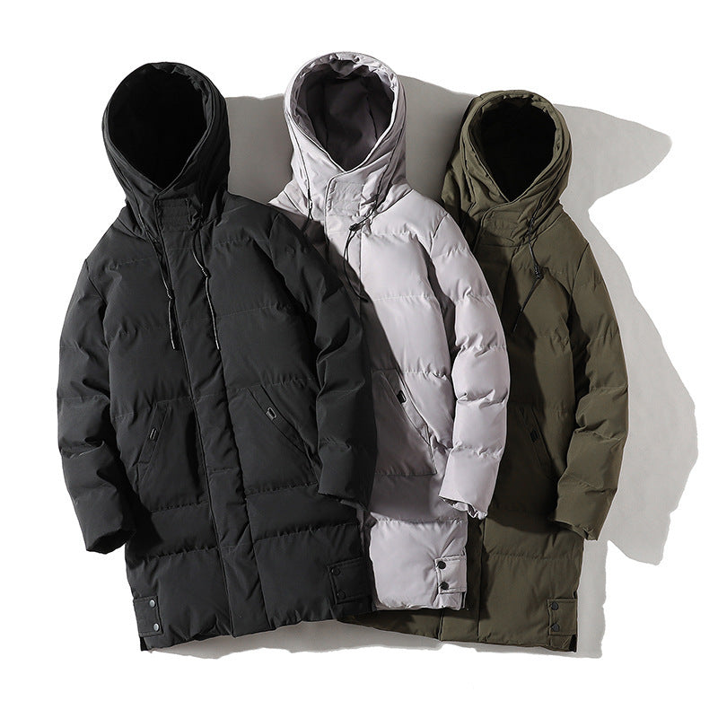 Mens Winter Hooded Jacket Extra-thick