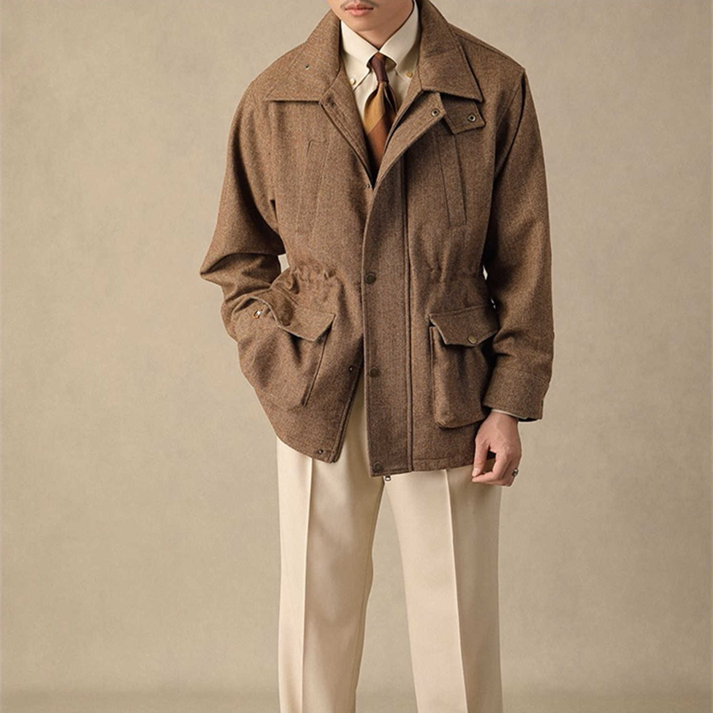 Wool Warm Long Coat Korean Casual