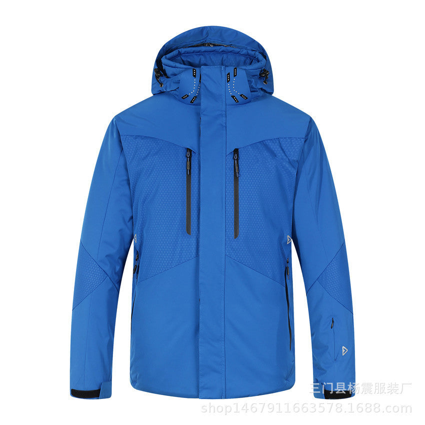 Mens New Thickened Insulated Winter Outdoor Shell Jacket