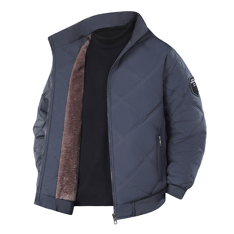 Thickened Standcolla Loosefitting Cotton Coat