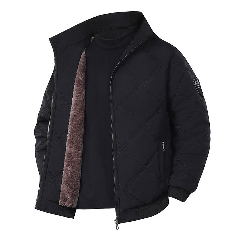 Thickened Standcolla Loosefitting Cotton Coat